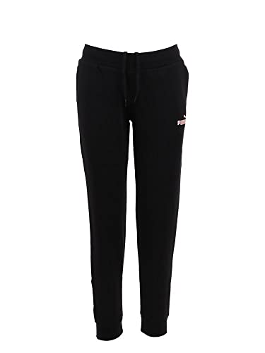 PUMA Damen ESS+ Metallic Pants FL Hose, Schwarz, M von PUMA