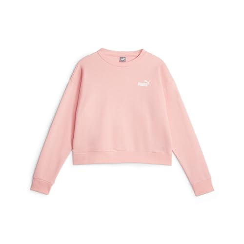 PUMA Damen ESS+ Sweatshirt MPeach Smoothie Pink von PUMA