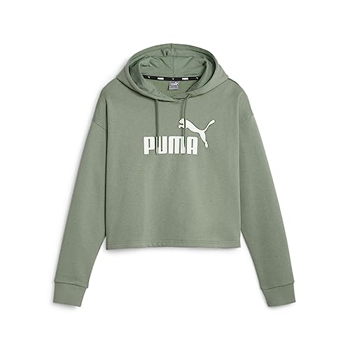 PUMA Damen ESS Cropped Logo Hoodie FL Sweatshirt, bunt, S von PUMA