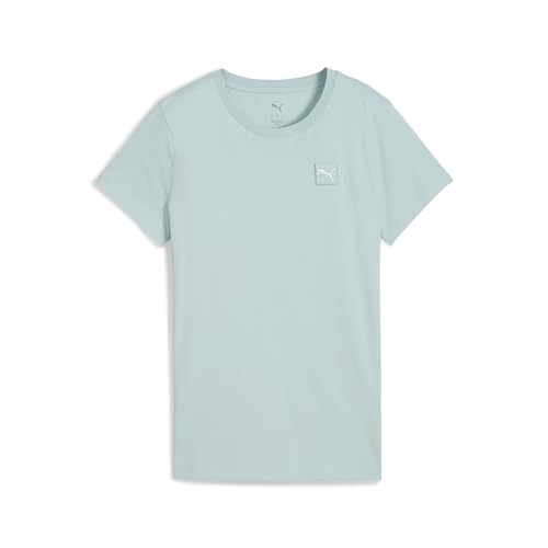 PUMA Damen ESS Elevated T-Shirt L, Modern Mint Green von PUMA