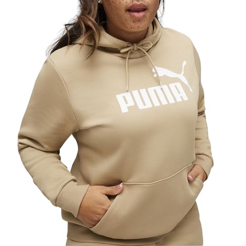 PUMA Damen ESS Logo Hoodie FL (S) Schweiß, Prairie Tan, M von PUMA