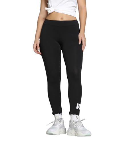PUMA Damen ESS No. 1 Logo 3/4 Leggings XS, Black von PUMA