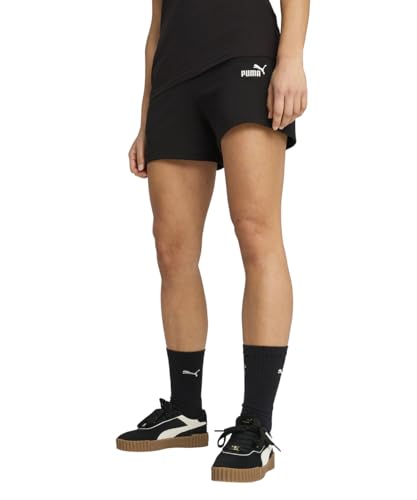 PUMA Damen ESS No. 1 Logo Shorts, Black, L von PUMA