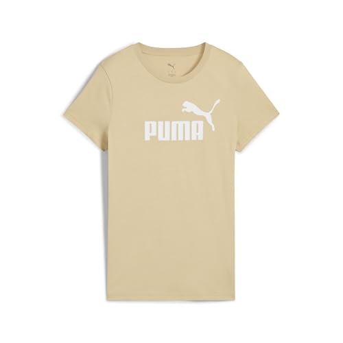PUMA Damen ESS No. 1 Logo T-Shirt XL, Pebble Path Black von PUMA