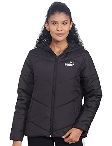 PUMA Damen ESS Padded Jacket Jacke, schwarz, XS von PUMA