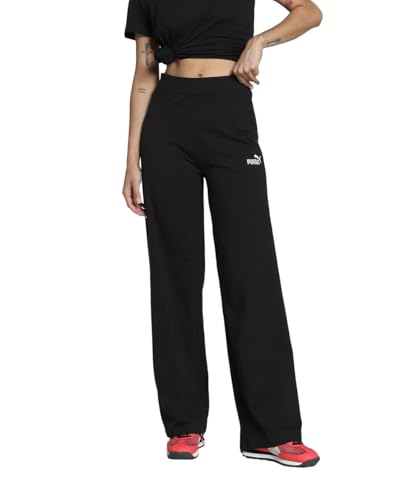 PUMA Damen ESS Small No. 1 Logo High-Waist Straight Leggings, Schwarz, XXS von PUMA