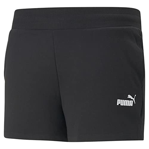 PUMA Damen ESS Sweat Tr Plus, 10,2 cm Strick Shorts, Schwarz, 3XL von PUMA