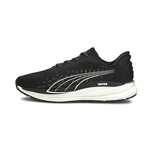 PUMA Damen Electrify Nitro Sp WNS Sneaker, Black Castlerock Weiß, 38.5 EU von PUMA