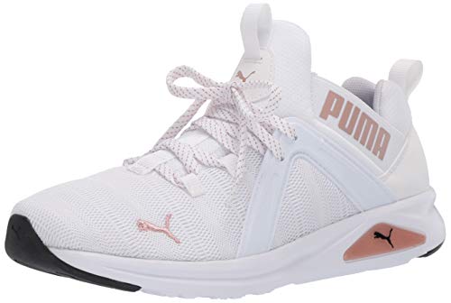 PUMA Damen Enzo 2's Turnschuh, White-Rose Gold, 39 EU von PUMA