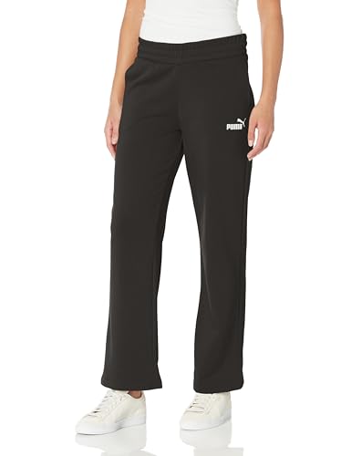 PUMA Damen Essentials+ Straight Leg French Terry Sweatpants Trainingshose, Schwarz, X-Groß von PUMA
