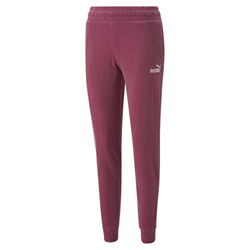 PUMA Damen Velour Straight Leg Sweatpants Trainingshose, Dusty Orchidee, Groß von PUMA