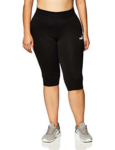 PUMA Damen Essentials Capri Sweatpants Trainingsanzug, Schwarz, X-Groß von PUMA