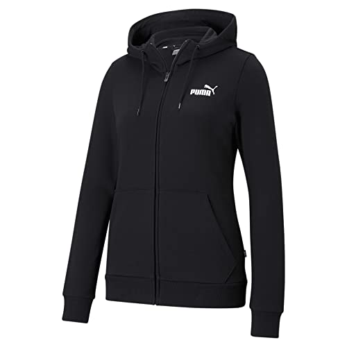 PUMA Damen Essentials Kapuzenjacke LBlack von PUMA