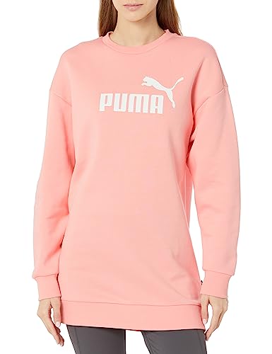 PUMA Essentials Damen Fleecekleid mit Rundhalsausschnitt, Pfirsich-Smoothie, L von PUMA