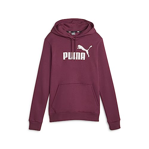 PUMA Damen Essentials Logo FL Hoodie MDark Jasper Red von PUMA