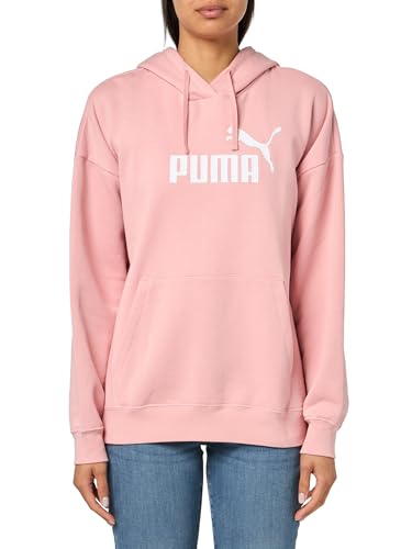 PUMA Damen Essentials Logo Fleece Hoodie Kapuzenpullover, Brautrose, M von PUMA