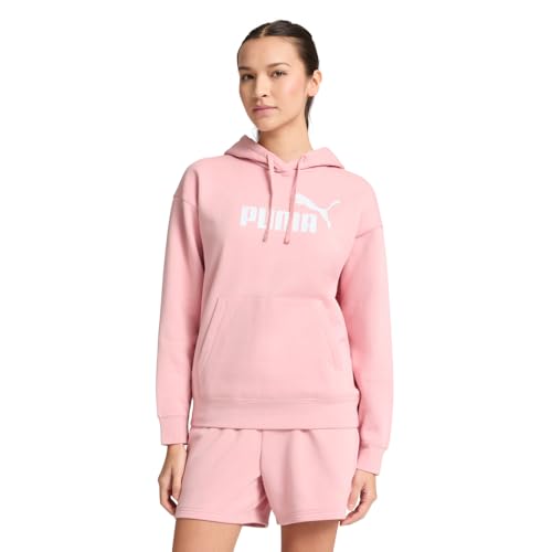 PUMA Damen Essentials Logo Fleece Hoodie Kapuzenpullover, Brautrose, XXL von PUMA