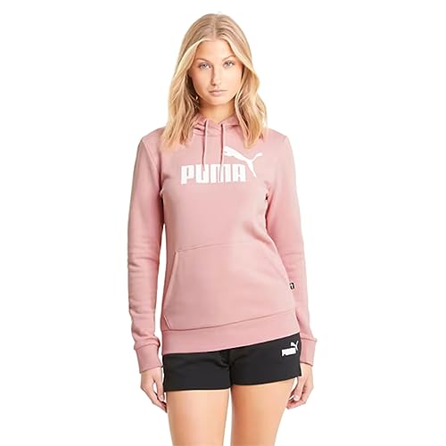 PUMA Damen Essentials Logo Hoodie LBridal Rose Pink von PUMA