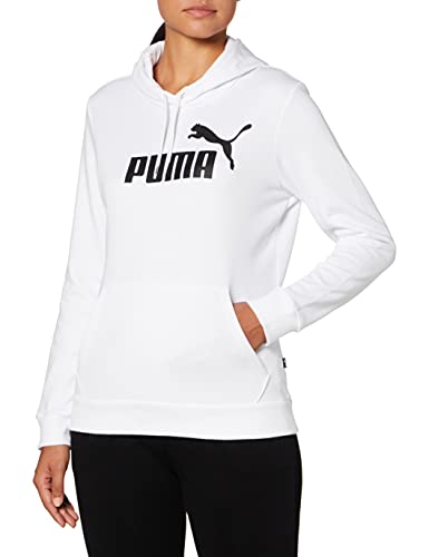 PUMA Damen Essentials Logo Hoodie MWhite von PUMA