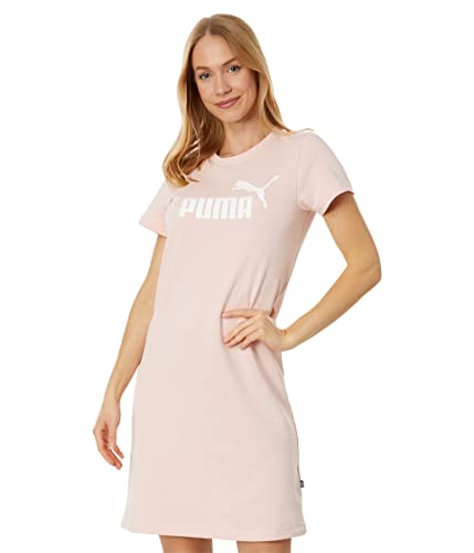 PUMA Damen Essentials Logo Kleid, Rosenstaub, XX-Large von PUMA