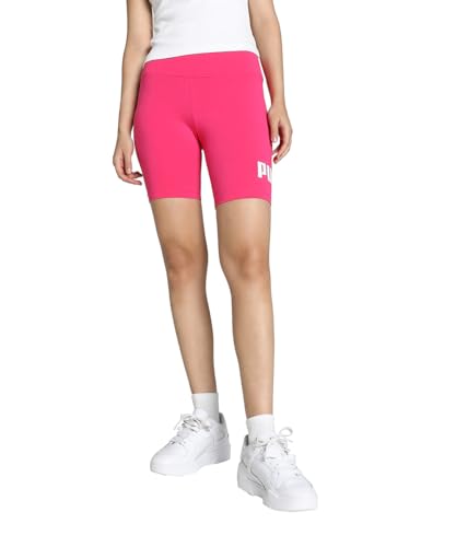 PUMA Damen Essentials Logo Kurze Leggings XLGarnet Rose Pink von PUMA