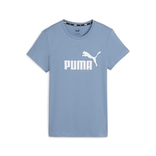 PUMA Damen Essentials Logo T-Shirt MZen Blue von PUMA