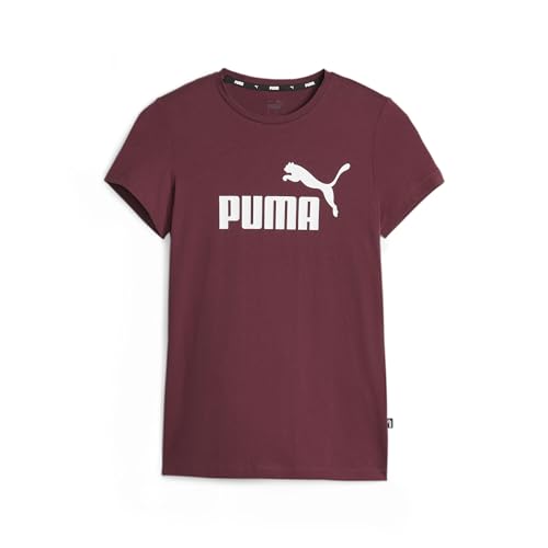 PUMA Damen Essentials Logo T-Shirt SDark Jasper Red von PUMA