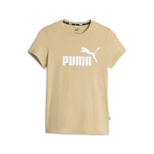 PUMA Damen Essentials Logo T-Shirt SSand Dune Beige von PUMA