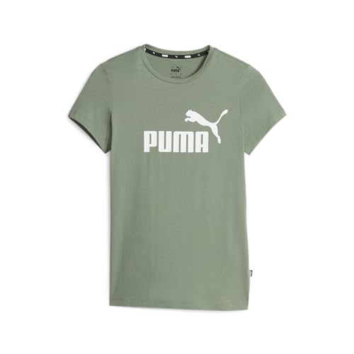 PUMA Damen Essentials Logo T-Shirt XSEucalyptus Green von PUMA