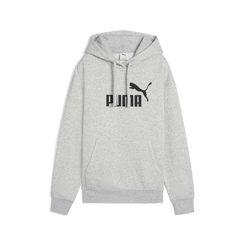 PUMA Damen Essentials No. 1 Logo Comfort Hoodie 3XL, Light Gray Heather von PUMA
