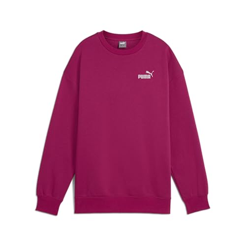 PUMA Damen Essentials Oversized Fleece Sweatshirt, Pink, M von PUMA