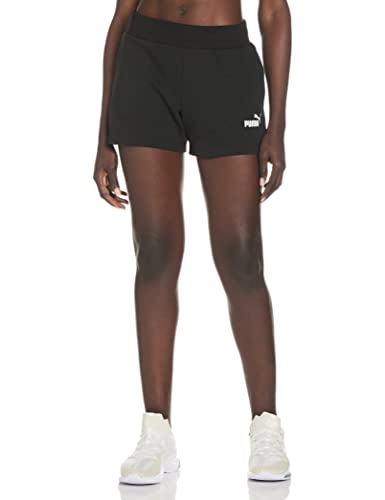 PUMA Damen ESS 4` Sweat Shorts Tr Kurze Hose, Schwarz, XXX-Large von PUMA