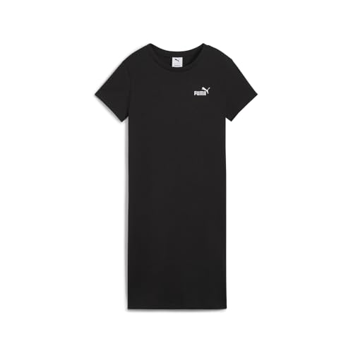 PUMA Damen Essentials Small Logo Slim Fit T-Shirt Kleid, Schwarz Ah25, XX-Large PUMA Damen Essentials Small Logo Slim Fit T-Shirt Kleid, Schwarz Ah25, XX-Large von PUMA