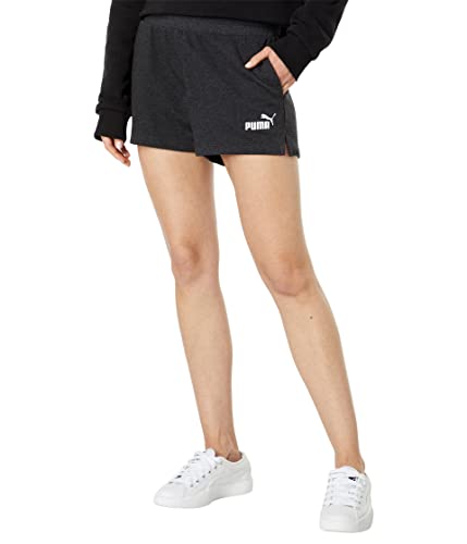 PUMA Damen Essentials Sweat, 10,2 cm Shorts, Dunkelgrau-Dark Grey Heather, X-Klein von PUMA