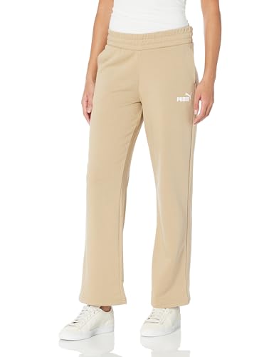 PUMA Damen Essentials Sweatpants mit geradem Bein Trainingshose, Prairie Tan, Groß von PUMA