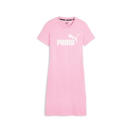 PUMA Damen Essentials T-Shirt-Kleid mit schmaler Passform LPink Lilac von PUMA