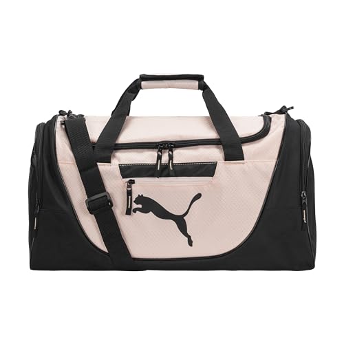PUMA Damen Evercat Duffel Tasche für Kandidaten Trainingstasche, Schwarz/Hellrosa, Einheitsgröße von PUMA