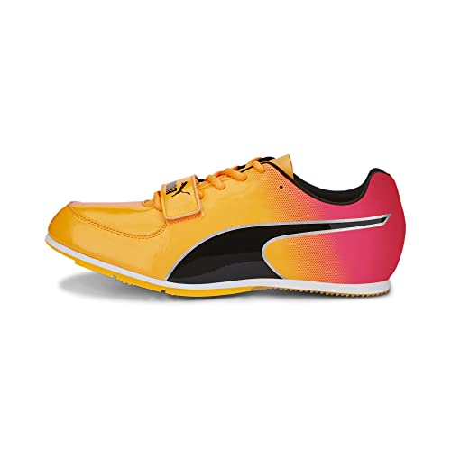 PUMA Damen Evospeed Weitsprung Sneaker, Sun Stream-Sunset Glow Schwarz, 42 EU von PUMA