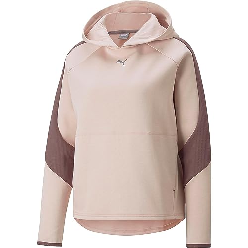 PUMA Damen Evostripe Hoodie Sweatshirt, Rosenquartz, L von PUMA