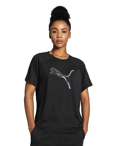 PUMA Damen Evostripe T-Shirt SBlack von PUMA