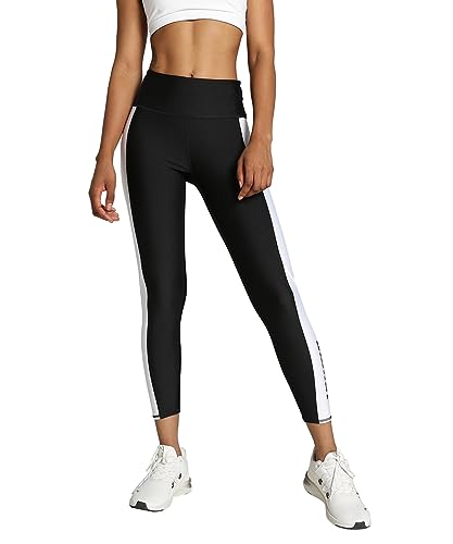 PUMA Damen FIT High Waist Trainings-Leggings MBlack White von PUMA