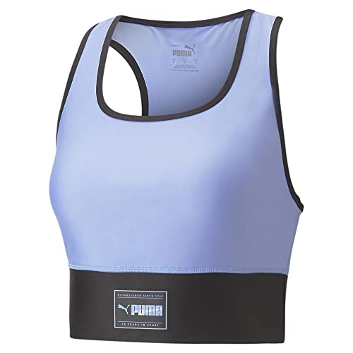 PUMA Damen Fit Eversculpt Skimmer Croptop lila XL von PUMA
