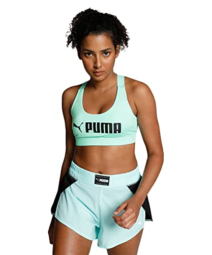 PUMA Damen Mid Impact Fit BH Unterwäsche Top, Peppermint, XS von PUMA