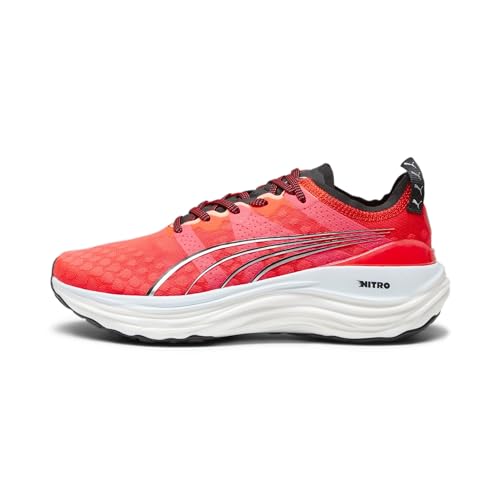 PUMA Damen Foreverrun Nitro WNS Laufschuhe, Mehrfarbig (Fire Orchid Black Silver), 38.5 EU von PUMA