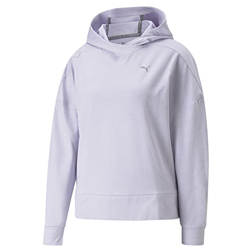 PUMA Damen Funktionssweatshirt Train Cloudspun Spring Lavender Heather XL von PUMA