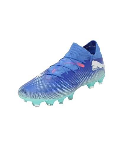 PUMA Damen Future 7 Match FG/AG WN's Fussballschuh, BLUEMAZING White-Electric Peppermint, 42.5 EU von PUMA