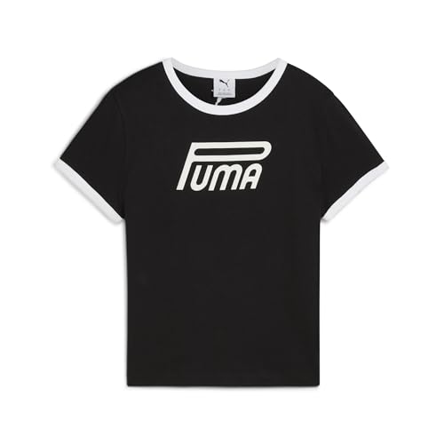 PUMA Damen Future.PUMA.Archive Graphic Slim T-Shirt L, Black von PUMA