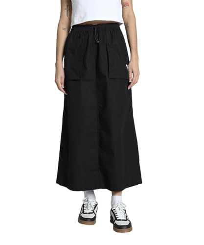 PUMA Damen Future.PUMA.Archive Maxirock mit Variabler Länge S, Black von PUMA