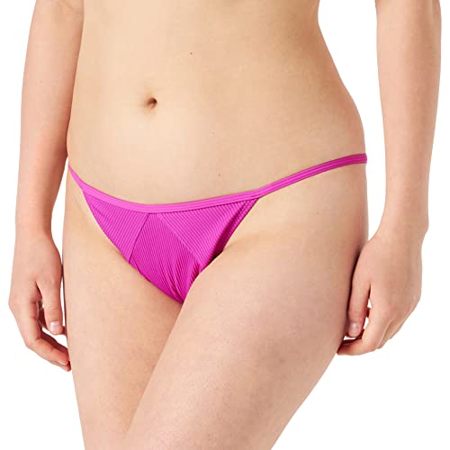 PUMA Damen Geribbelde tanga Bikini Unterteile, Purple Combo, XS EU von PUMA