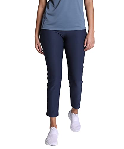 PUMA Damen Golfhose Pwrshape gewebt, Gesäßtaschen, Marineblau, Marineblau Blazer, XL von PUMA